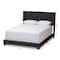 Baxton Studio Brady Modern Charcoal Grey Upholstered King Size Bed 149-8943 - alternate 4